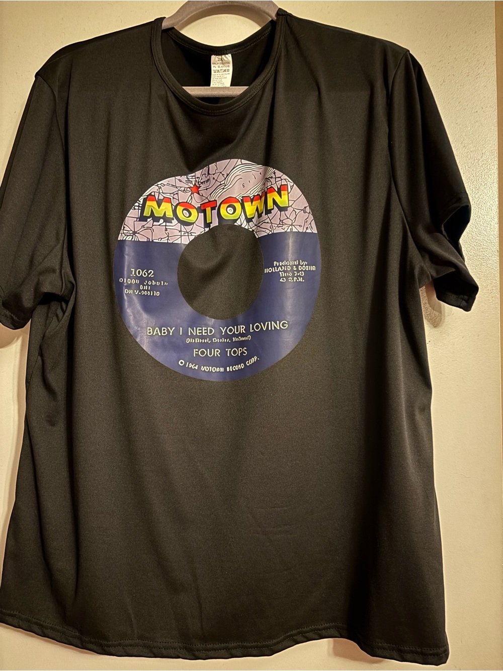 Motown Graphic Short-Sleeve Black T-Shirt
